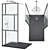 Modern Shower Panels Set - West One Bathrooms 109 3D model small image 4