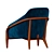 Adele Armchair: Stylish Comfort for your Home 3D model small image 3