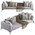  Charles Large Fabric Sofa | Stylish and Spacious 3D model small image 1