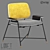 Loft Design Armchair, Metal and Fabric, 76x69x77 cm 3D model small image 1