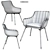 Lozanna Dark Chair: Stylish and Modern 3D model small image 3