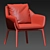 ErgoChic Nido Armchair 3D model small image 4