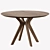 Clark Round Dining Table: Stylish and Versatile 3D model small image 1