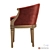 Stylish Pozzoli Armchair 3D model small image 3