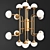 Elegant Brass Fleming Chandelier 3D model small image 1