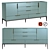 Modern Metropolitan Chest of Drawers 3D model small image 1