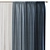 727 Curtain: Innovative Design & Quality Fabric 3D model small image 2