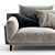 Arflex Faubourg: Modern Design Sofa 3D model small image 2