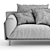 Arflex Faubourg: Modern Design Sofa 3D model small image 4