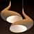 Dollop Pendant: Sleek and Sophisticated 3D model small image 3