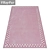 Luxury Textured Carpet Set 3D model small image 4