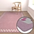 Luxury Textured Carpet Set 3D model small image 2