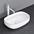 Elegant VALLONE PEYTO III Washbasin 3D model small image 4