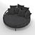 Sleek Outdoor Seating Solution 3D model small image 2