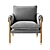 Havana Accent Chair 3D model small image 1