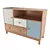 Modern 4-Drawer Chest: Functional & Stylish 3D model small image 1