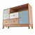 Modern 4-Drawer Chest: Functional & Stylish 3D model small image 2