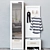 Olivia Entryway Set: Shoe Cabinet, Wall-mounted Coat Rack & Wardrobe 3D model small image 1