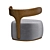 Sleek Moby Dick Armchair: Italian Design at its Finest 3D model small image 3