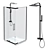 Devit Comfort Shower Cabin FEN2123 - Katarina Shower System 3D model small image 1