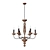 Ashley Home Accents Chandelier: Elegant Illumination for Your Home 3D model small image 2