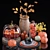 Autumn Harvest: Set of 8 Decorative Pumpkin Decor 3D model small image 1