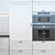 Modern Kitchen 2: Lerhyttan Door, Hillesjön Sink, Coffee Machine, Microwave, Hood, Fridge 3D model small image 10