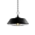 Sleek Black Cast Chandeliers 3D model small image 4