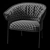 Cozy Fabric Lounge Chair 3D model small image 4