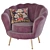 Blossom Armchair: Stylish and Comfortable 3D model small image 3