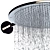 Luxury Overhead Shower Set 3D model small image 3