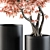 Pink Bonsai Bouquet Set 3D model small image 2
