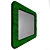 Nature-Inspired Moss Frame Mirror 3D model small image 7