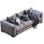 Modern Sofa Design: Jesse's Arthur 3D model small image 3