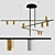 Tribes Chandelier: Large and Luxurious Lighting 3D model small image 2