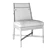 Elegant Bercut Dining Chair 3D model small image 5