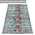 Luxury Rug Collection: Set of 3 High-Quality Carpets 3D model small image 3