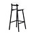 Modern Fenster Bar Chair - Stylish and Durable 3D model small image 3