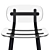 Modern Fenster Bar Chair - Stylish and Durable 3D model small image 4