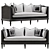 Elegant Belvedere Sofa by Lillian August 3D model small image 1