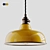 Enamel Pendant Lamp: ABAT JOUR EMAILLE 3D model small image 1
