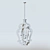 Elegant Jocelin Pendant Light 3D model small image 1