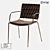 LoftDesigne 30467 Metal and Fabric Chair 3D model small image 1