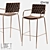 Loft Designe 30468: Stylish Bar Chair 3D model small image 1