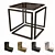 Infinity Coffee Table: Sleek and Modern Design 3D model small image 4