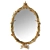 Golden Bua Wall Mirror 3D model small image 5