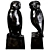 Elegant Avian Bookends: Magpies, Doves, and Owls 3D model small image 4