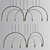 Modern Ceiling Chandelier Pendant: Elegant Illumination 3D model small image 4