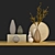 Elegant Vase Set for Stylish Decor 3D model small image 2