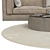 Quality Textured Round Rugs | 17 3D model small image 2